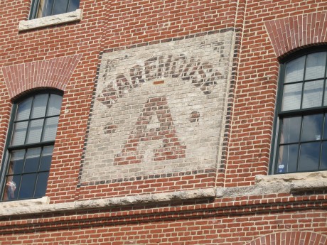 Great painted signs on the old B&O warehouse