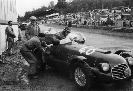 Horsfall competidor en 1948 Spa 24