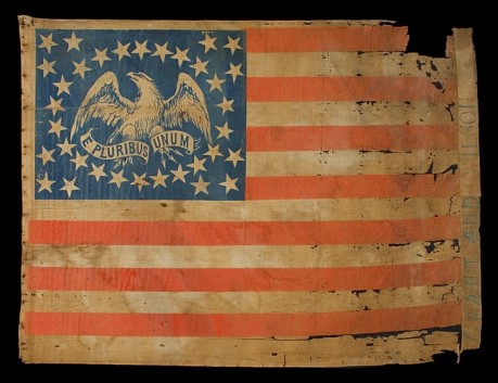 Grant & Wilson campaign flag from the Civil War Era 1861-1863
