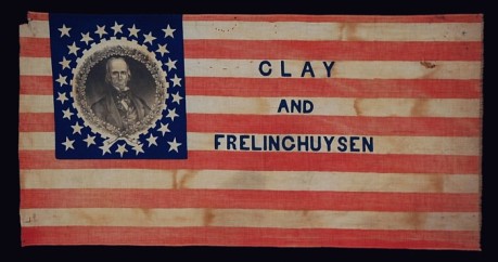 Clay & Frelinchuysen campaign flag (1844)