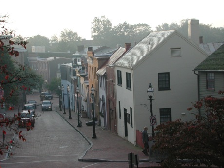 Annapolis on a misty morning