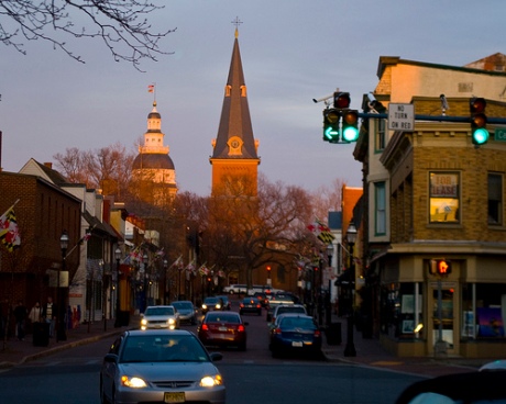 Great shot of Annapolis capital