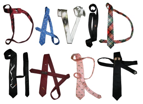 Tie-pography by David Hart using ties from our Fall 2009 collection and Spring 2009 